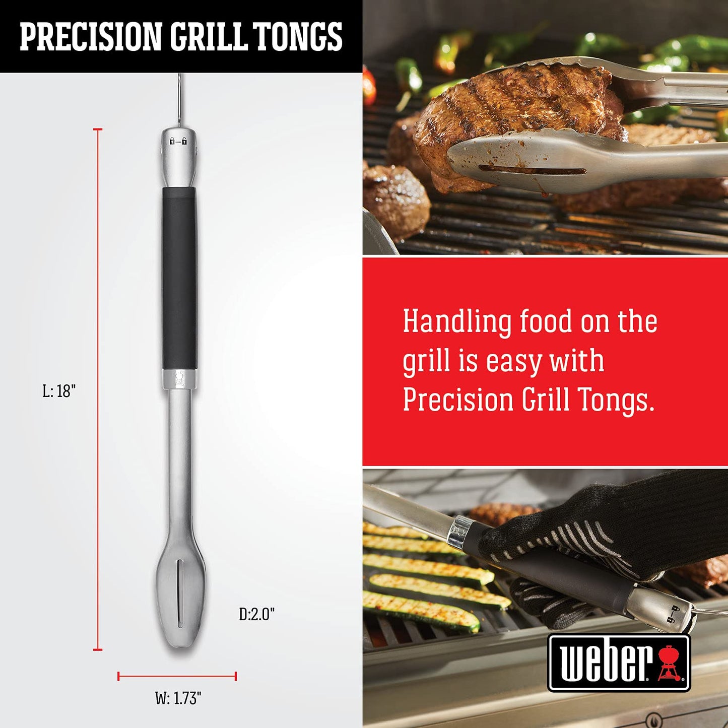 er Precision Grill Tongs